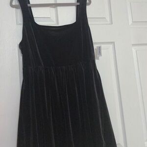 Old Navy Black Velvet Dress